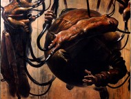 Piggy Rat (1997) | Нарисовано маслом и акриловой краской на холсте.