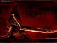 Pyramid Head (2007) | Иллюстрация Пирамидоголового для Silent Hill: Homecoming. Шариковая ручка, Photoshop.