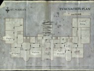 Карта монастыря Святой Марии (2-й этаж)
