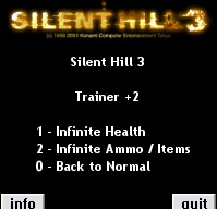 Трейнер #1 для Silent Hill 3
