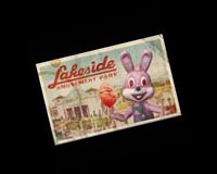 Открытка парк развлечений Лейксайд / Lakeside Amusement Park Postcard
